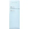 Smeg FAB30RPB6UK 60cm 50’s Style Fridge Freezer Right Hand Hinged In Pastel Blue