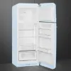 Smeg FAB30RPB6UK 60cm 50’s Style Fridge Freezer Right Hand Hinged In Pastel Blue
