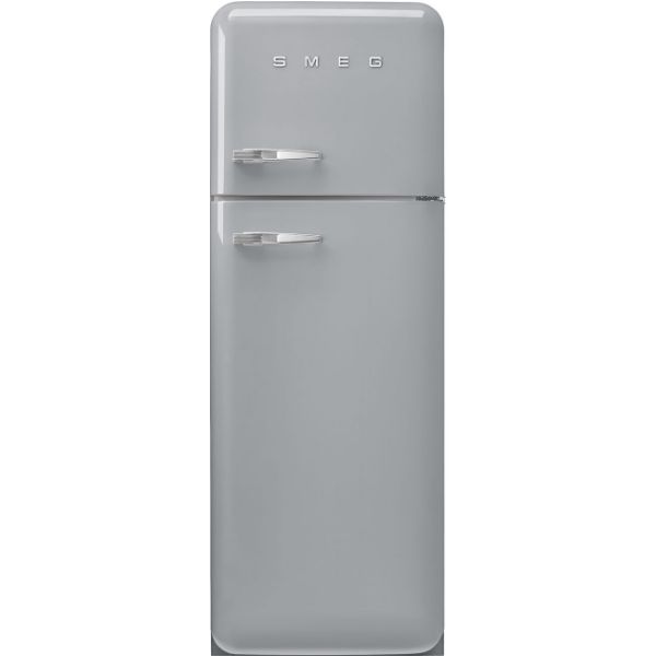 Smeg FAB30RSV6UK 60cm 50’s Style Fridge Freezer Right Hand Hinged In Silver