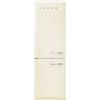 Smeg FAB32LCR6UK 60cm 50’s Style Fridge Freezer Left Hand Hinged In Cream