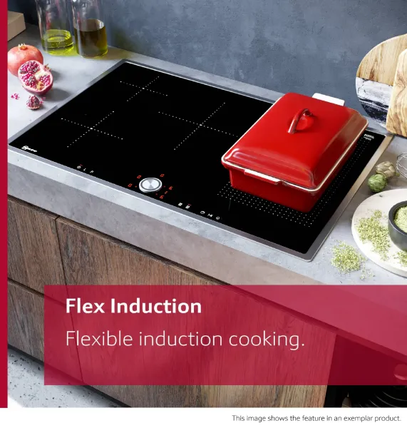 Neff V68YYX4B0 Flex Design 80cm Induction hob with Integrated Ventilation System in Matt Black
