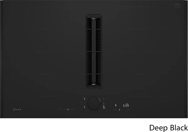Neff V68YYX4B0 Flex Design 80cm Induction hob with Integrated Ventilation System in Matt Black