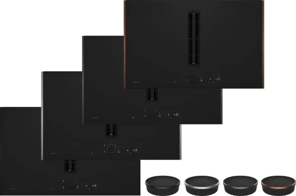 Neff V68YYX4B0 Flex Design 80cm Induction hob with Integrated Ventilation System in Matt Black