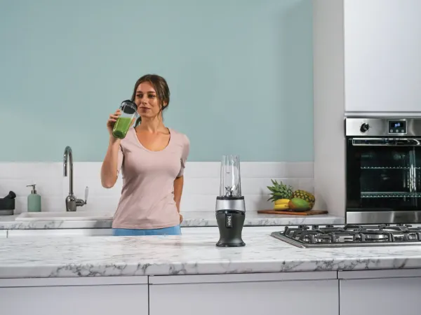 Ninja QB3001UKS Blender and Smoothie Maker - Black/Silver