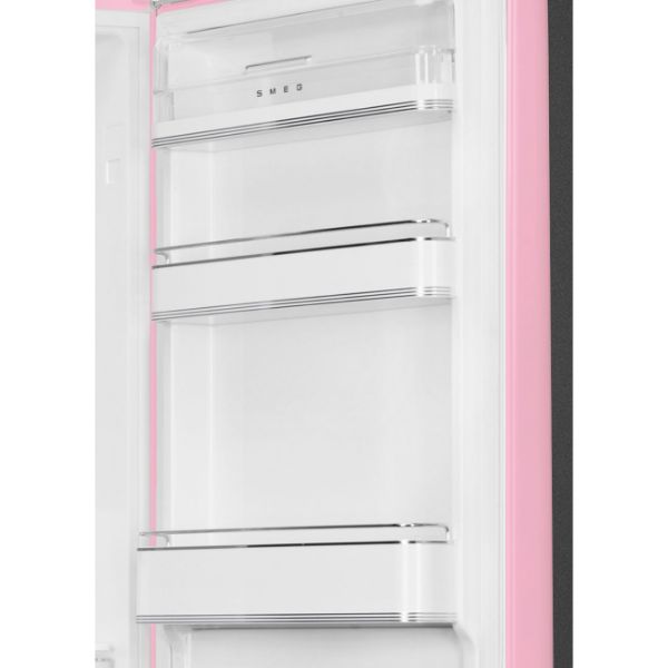 Smeg FAB32RPK6UK 60cm 50s Style Fridge Freezer Right Hand Hinge In Pink
