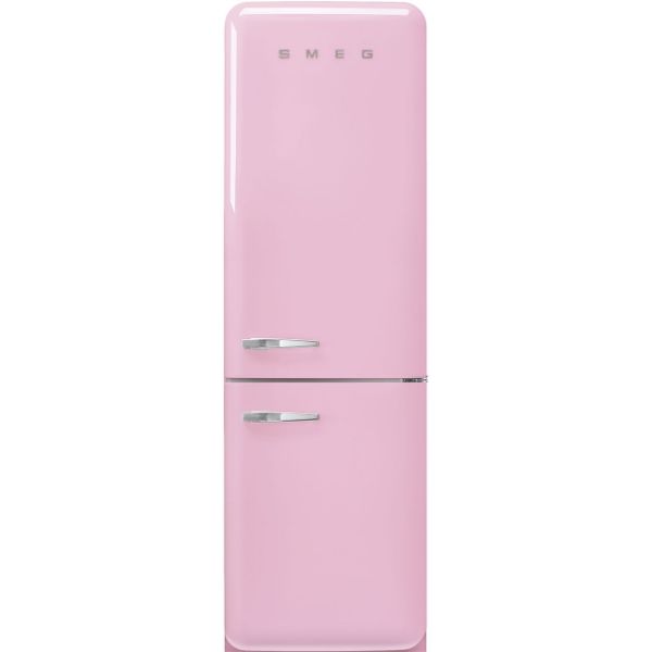Smeg FAB32RPK6UK 60cm 50s Style Fridge Freezer Right Hand Hinge In Pink