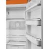 Smeg FAB28LOR6 60cm 50s Style Fridge with Icebox Left Hand Hinge In Orange