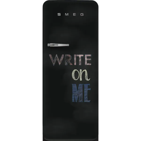 Smeg FAB28RDBB6 60cm Freestanding Fridge Right Hand Hinge in Blackboard Finish