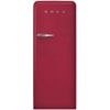 Smeg FAB28RDRB6 60cm 50s Style Fridge with Icebox Right Hand Hinge in Ruby Red