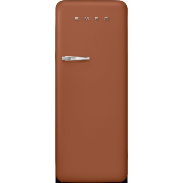 Smeg FAB28RDRU6 60cm 50s Style Fridge with Icebox Right Hand Hinge In Rust