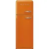 Smeg FAB30LOR6 60cm 50’s Style Fridge Freezer Left Hand Hinged In Orange