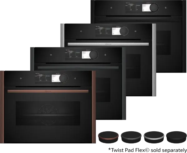 Neff C29FY5CX0 Flex Design N90 Built-in compact oven with steam function 60 x 45cm