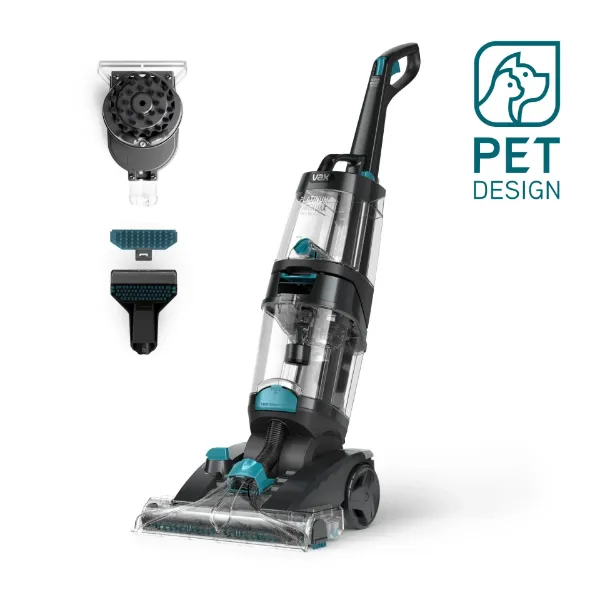 Vax CDCW-PMXP Platinum Power Max Pet-Design Carpet Cleaner - Black & Teal