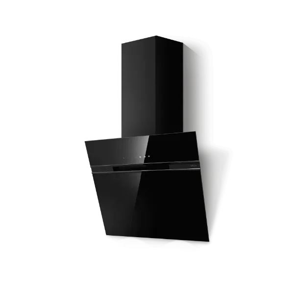 Elica ASC-AT-BLK-60 Ascent @ 60cm Wall Mounted Vertical Cooker Hood