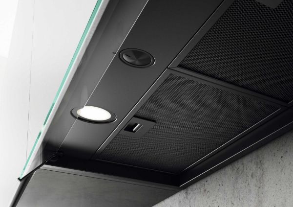 Elica BOXIN-LX-BL-120 Boxin Lux 120cm Integrated Hood in Black