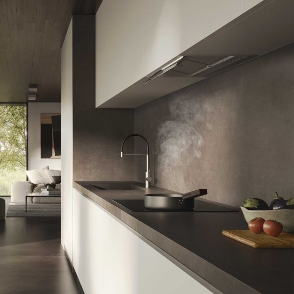 Elica BOXN-AD-DRY-120 Boxin Advance Dry 120cm Integrated Cooker Hood in Stainless Steel 