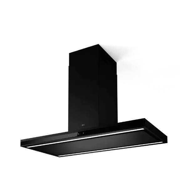 Elica ELEM-IS-BL-120 Element Island 120cm Island Cooker Hood in Black
