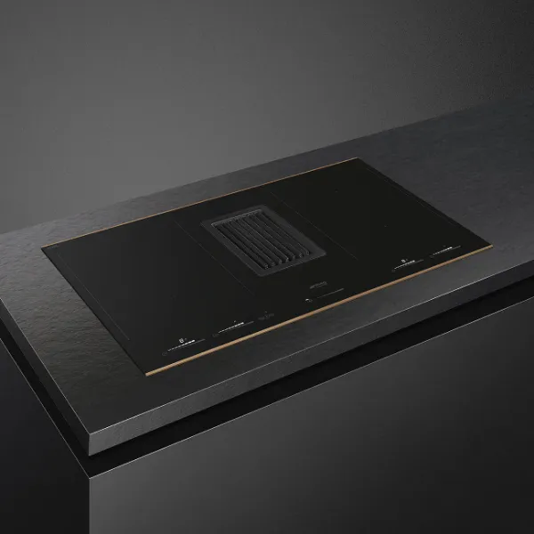 Smeg HOBD682R1 83cm Dolce Stil Novo Venting Induction Hob in Copper Trim