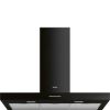 Smeg KBT900BL 90cm Universal Chimney Cooker Hood in Black