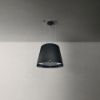 Elica JUNO-LED-BLK 50cm Island Pendant Cooker Hood in Black