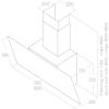 Elica JUST-DRY-80 80cm Wall Mounted Cooker Hood in Black
