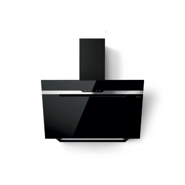 Elica MAJ-AT-90-BLK 90cm Majestic Wall Mounted Cooker Hood in Black