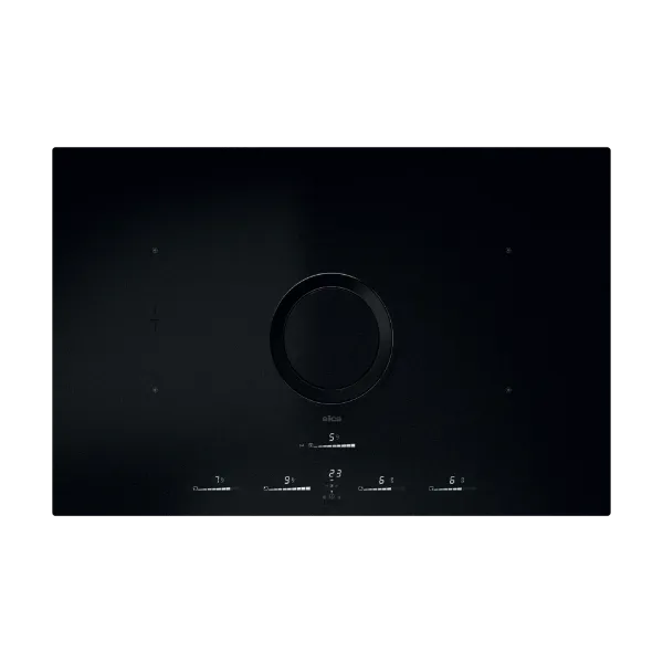 Elica NT-SW-GL-EVO-RA NikolaTesla Switch Glow Raw 80cm Induction Venting Hob in Black
