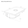 Elica NT-SWH-EVO-WH NikolaTesla Switch Evo 83cm Venting Hob in White