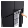 LG GMM42ABBEH American Fridge Freezer - Matte Black