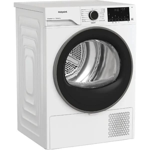 Hotpoint CHD84MWBSUK 8kg Fabric Care Heat Pump Tumble Dryer with HomeWhiz in White