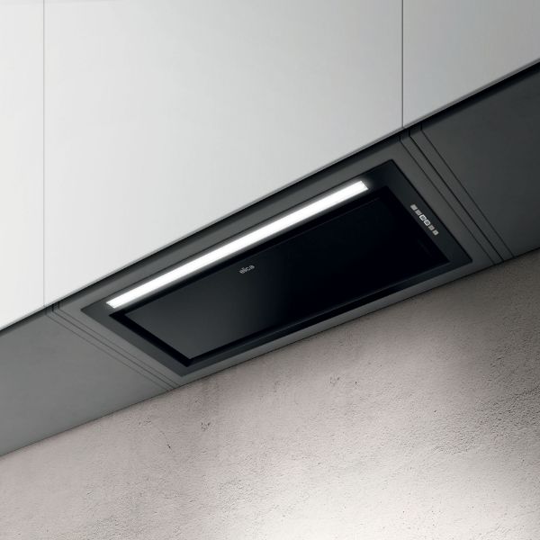 Elica SLK-ADV-PLS-B80 Sleek Advance Plus 80cm Canopy Hood in Matt Black