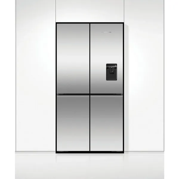 Fisher & Paykel RF605QNUVX1 90.5cm Quad Door Frost Free Fridge Freezer in Stainless Steel