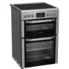 Hotpoint HDE6VDCASX 60cm Electric Double Cooker with Air Fry in Stainless Steel