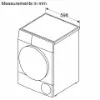 Bosch WQG245R2GB Series 6 9kg Heat Pump Tumble Dryer in Cast Iron Grey