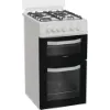 Hotpoint HTG5GCWL 50cm Gas Twin Cooker with Glass Lid in White