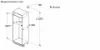 Bosch KBN96NSE1G Series 2 Integrated 70/30 Fridge Freezer 