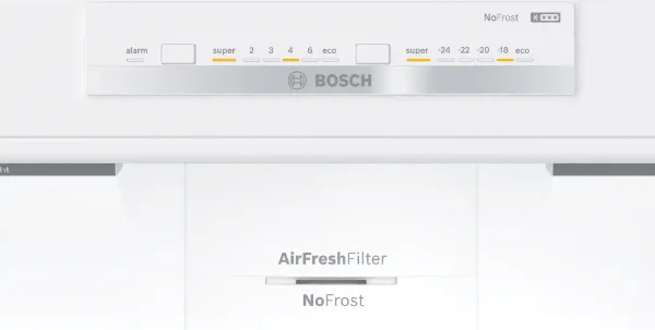Bosch KGN86VIEAG Series 4 Total No Frost Freestanding Fridge Freezer in Brushed Steel Anti-Fingerprint