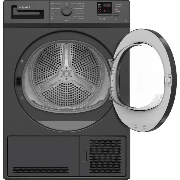 Hotpoint CHDC82GGGDUK 8kg Condenser Sensor Tumble Dryer in Graphite
