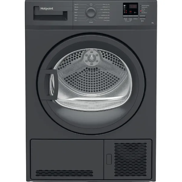 Hotpoint CHDC82GGGDUK 8kg Condenser Sensor Tumble Dryer in Graphite
