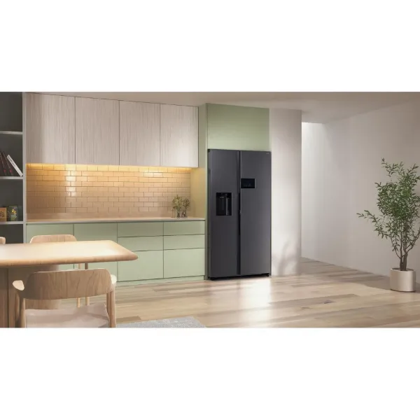 Samsung RS90F64EEFEU 91.2cm 60/40 Total No Frost American Fridge Freezer - Black