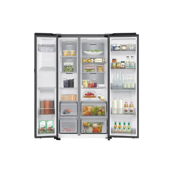 Samsung RS90F64EEFEU 91.2cm 60/40 Total No Frost American Fridge Freezer - Black