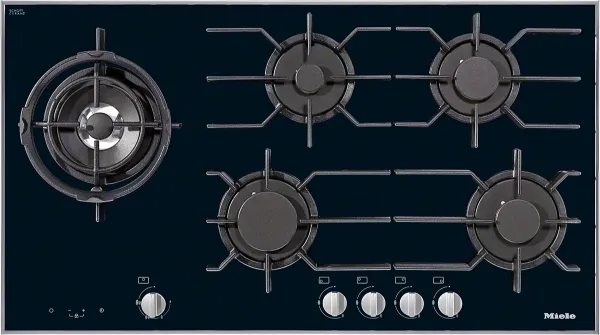 Miele KM3054-1 94cm 5 Burner Gas Hob in Black