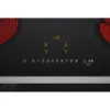 Miele KM6520FR 60cm 4 Zone Ceramic Hob in Black with Stainless Steel Trim