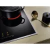 Miele KM6520FR 60cm 4 Zone Ceramic Hob in Black with Stainless Steel Trim