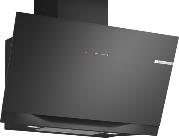 Bosch DWK91LT60B Series 8 90cm Wall-Mounted Chimney Cooker Hood in Black