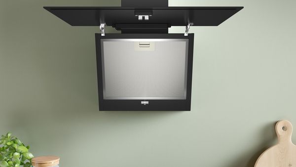 Bosch DWK65DK60B 60cm Wall-Mounted Cooker Hood in Black