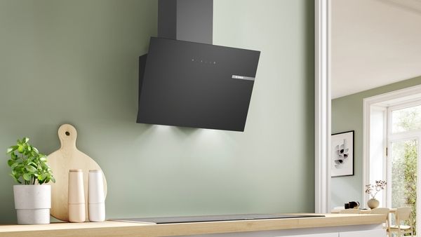 Bosch DWK65DK60B 60cm Wall-Mounted Cooker Hood in Black