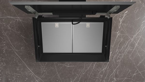 Siemens LC91KLT60B 90cm iQ700 Wall-mounted Cooker Hood in Black