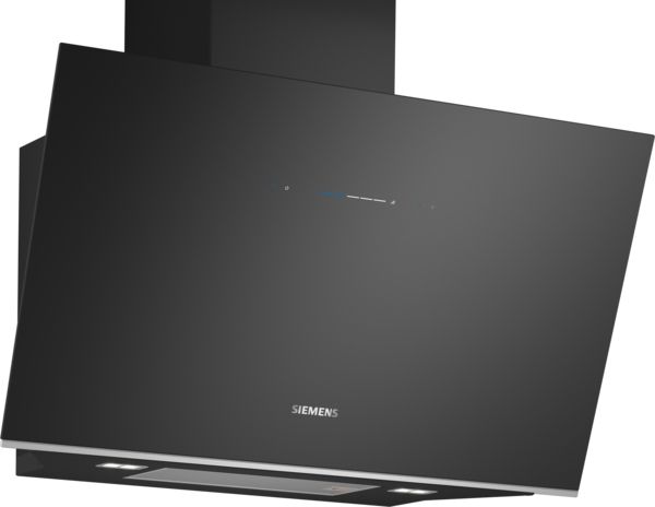 Siemens LC91KLT60B 90cm iQ700 Wall-mounted Cooker Hood in Black