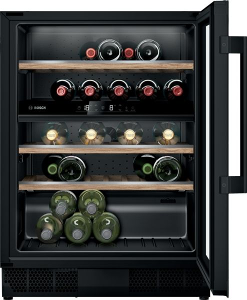 Bosch KUW21AHG0G Built In Wine Cooler in Black